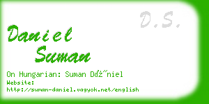 daniel suman business card